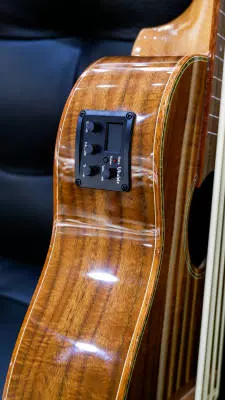 Denver - Acacia Fretless Bass Ukulele with Gig Bag 2